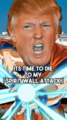 Trump Spirit Ball GIF - Trump Spirit Ball Dbz GIFs