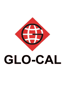 glo cal logo world