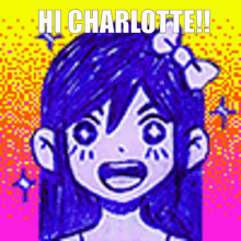 Omori Charlotte GIF - Omori Charlotte Hi GIFs