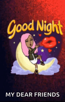 Good Night My Dear Friend GIF - Good Night My Dear Friend Sleep Tight GIFs