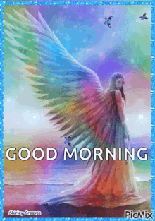 Good Morning Angel GIF - Good Morning Angel Sparkles GIFs