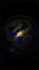 a maintenance music community logo that is blue and gold
