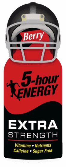 5hour energy football bottle