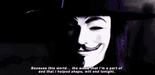 Guy Fawkes V For Vendetta GIF