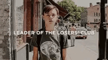 Bill Denbrough Leader Of The Losers Club GIF