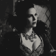 Regina Mills Eye Roll GIF - Regina Mills Eye Roll Not Interested GIFs