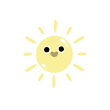 soleil sun kawaii smile positif
