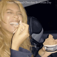 Happy National Chocolate Ice Cream Day Beyonce GIF - Happy National Chocolate Ice Cream Day Beyonce National Chocolate Ice Cream Day GIFs