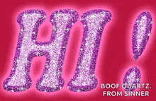 Hi Glitter GIF - Hi Glitter Pink GIFs