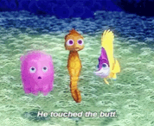 Nemo Finding GIF - Nemo Finding Touched The Butt GIFs