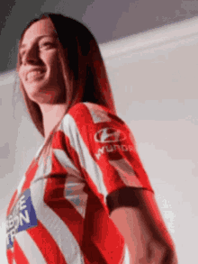 Eva Navarro Atleti GIF - Eva Navarro Atleti Atletico Madrid GIFs