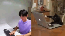 sf9 hwiyoung cat typing furry
