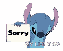 Sorry Stitch GIF - Sorry Stitch 史迪奇 GIFs