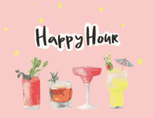 Happy Hour Drinks GIF - Happy Hour Drinks Cocktails GIFs