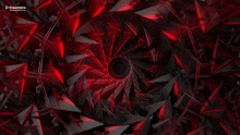 a computer generated image of a red and black swirl that says smartfuture on the bottom