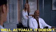 Greys Anatomy Richard Webber GIF - Greys Anatomy Richard Webber Well Actually It Doesnt GIFs