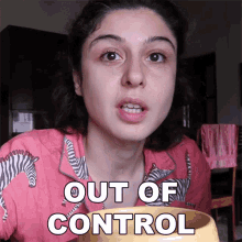 Out Of Control Scherezade Shroff GIF - Out Of Control Scherezade Shroff Lost Control GIFs
