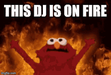Elmo Hell GIF - Elmo Hell Flame GIFs