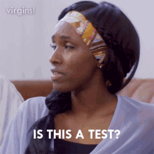 Is This A Test Sara GIF - Is This A Test Sara Virgins GIFs