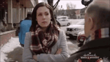 Marrying Father Christmas Look GIF - Marrying Father Christmas Look Erin Krakow GIFs