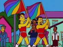 Zaid Gay Pride GIF - Zaid Gay Pride The Simpson GIFs