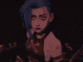 a picture of a man with a beard and a picture of a girl with blue hair with the words true on the bottom
