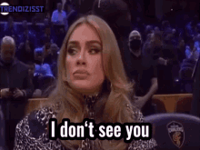Adele Ignoring GIF - Adele Ignoring I Dont See You GIFs