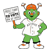 Protect Texans Freedom To Vote How We Choose Astros Sticker - Protect Texans Freedom To Vote How We Choose Astros Protect The Right To Vote Stickers