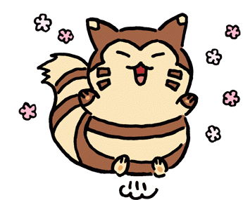 Furret Happy Sticker - Furret Happy Caminar Stickers