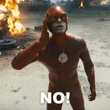 No Barry Allen GIF - No Barry Allen Ezra Miller GIFs