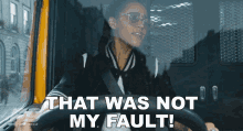 That Was Not My Fault Ramsey GIF - That Was Not My Fault Ramsey Nathalie Emmanuel GIFs
