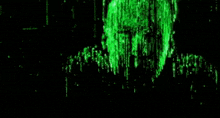 a computer generated image of a person with the letters a and b on the bottom