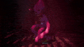 a blurred image of a person in a tunnel