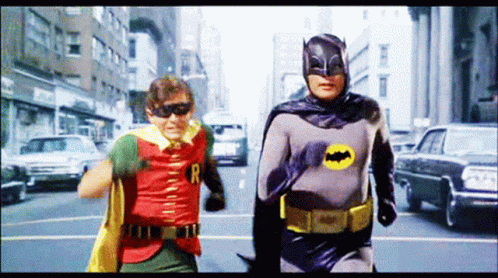 Batman Robin GIF - Batman Robin Running - Discover & Share GIFs