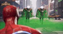 a video game called contest of champions is being played on a phone