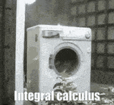 Integral Calculus Washing Machine GIF - Integral Calculus Washing Machine Rock GIFs