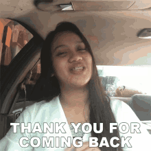 Thank You For Coming Back Grace Corales GIF - Thank You For Coming Back Grace Corales Salamat Sa Pagbalik GIFs