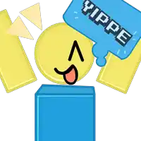 a cartoon character has a speech bubble that says hippie on it