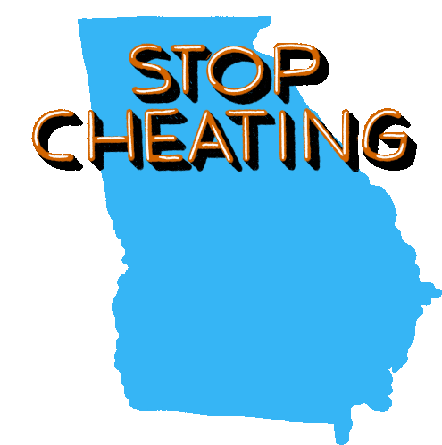 Stop Cheating Draw Fair Lines Vidhyan Sticker - Stop Cheating Draw Fair Lines Vidhyan Georgia Stickers