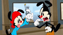 i hate to tell you this but you only have one minute left yakko warner wakko warner animaniacs you only have one minute left