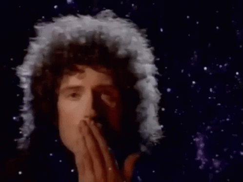 Brian May Kissing Flying Kiss GIF – Brian May Kissing Flying Kiss