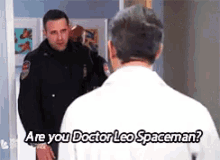Under Arrest - Doctor GIF - Doctor Doctor Leo Spaceman Leo Spaceman GIFs
