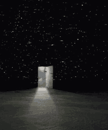 space door open universe galaxy