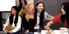 Olivia Hye Kim Lip Yves Olivia Hye Loona Collage GIF - Olivia Hye Kim Lip Yves Olivia Hye Loona Collage Laughing And Then Being Serious GIFs
