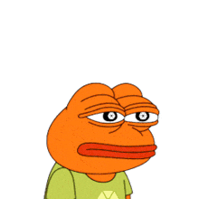 a cartoon of a frog saluting with the words cm citreans