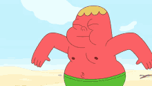 sunburned clarence screaming ouch oh no