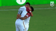 Hug Brian Fernández GIF - Hug Brian Fernández Liga Profesional De Fútbol De La Afa GIFs