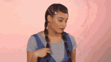 Bubble Pigtail Hair Style GIF