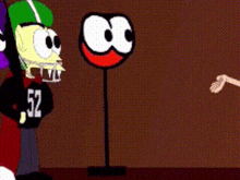 a cartoon character is holding a magazine that says 2010 on it