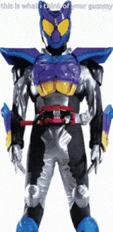 a picture of a superhero with the words this is what i think of your gummy below it